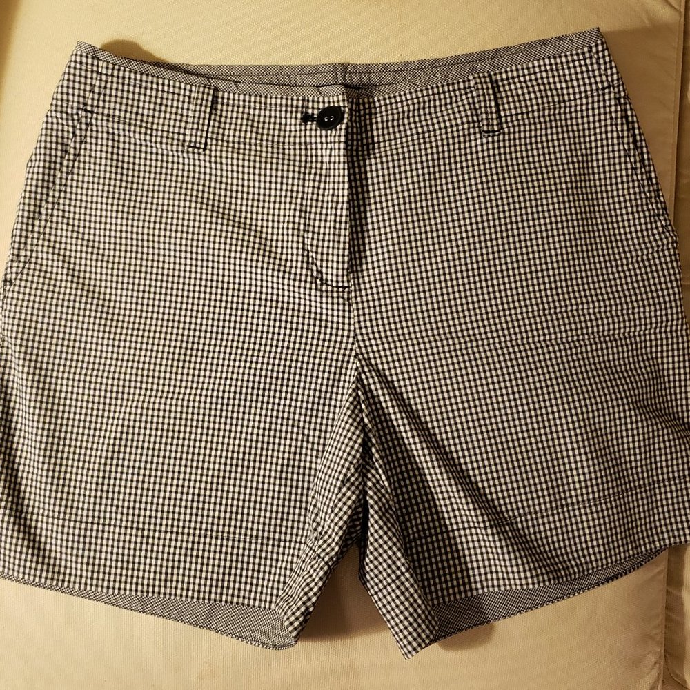 EUC women's Talbots gingham shorts 10P